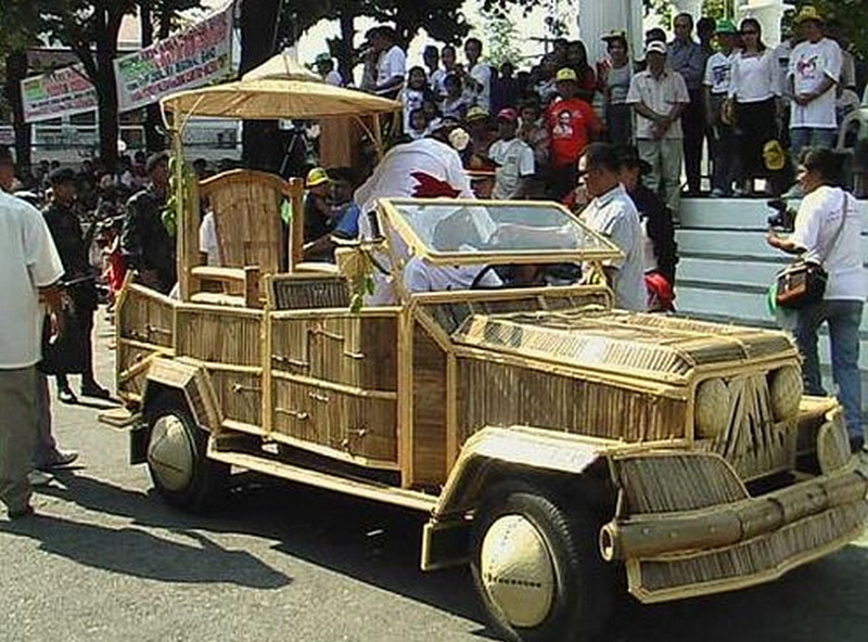 Arya! Abra Festival bamboo jeepney